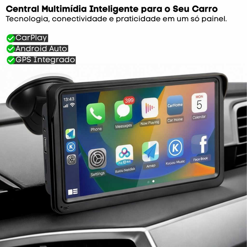 Multimídia Automotiva Hyper Tela™